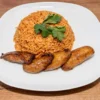 Jollof rice & Fried plantain